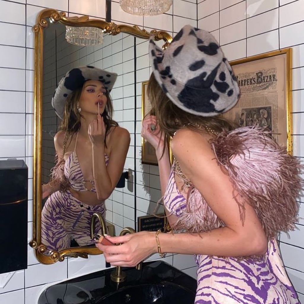 Purple Zebra Two Piece Set